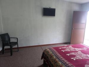 TV o dispositivi per l'intrattenimento presso Montano Camping & Hostel