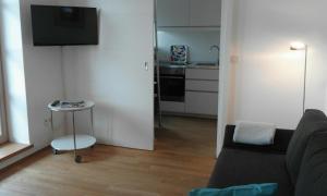 Kuchyň nebo kuchyňský kout v ubytování Ferienwohnung Adlmaier