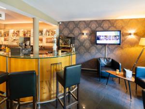 Area lounge atau bar di Hotel Spalentor - Ihr sympathisches Stadthotel