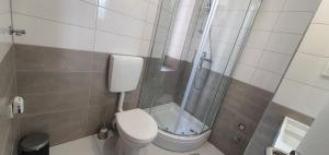 Koupelna v ubytování Apartmani Karlo