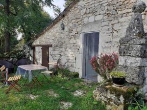 Zahrada ubytování Ferme de Laspeyrières