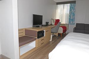 TV i/ili multimedijalni sistem u objektu Wingate by Wyndham Fishkill