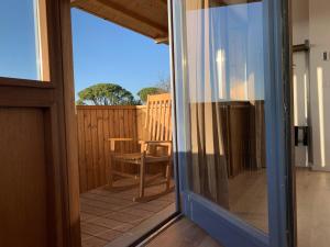 A balcony or terrace at Rectoral de Boente