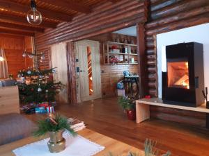 Kuchnia lub aneks kuchenny w obiekcie Marktlhütte