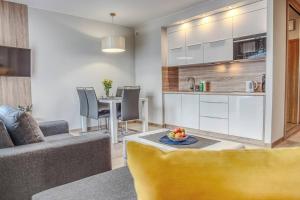 Η κουζίνα ή μικρή κουζίνα στο Apartament z widokiem na góry
