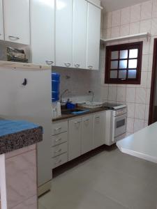 Kjøkken eller kjøkkenkrok på Casa e Lazer