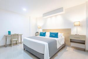 Katil atau katil-katil dalam bilik di Hotel Ancor