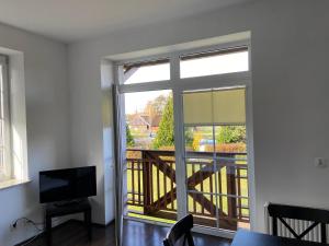 Balkon lub taras w obiekcie Apartamenty Przy Porcie 54m2 oraz 31m2 z Tarasem
