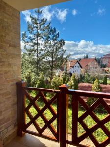 a view from the balcony of a house at Apartman Sanjalica in Zlatibor