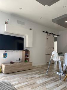 TV a/nebo společenská místnost v ubytování Casa Norah Pc