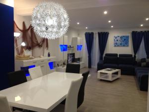 Posezení v ubytování Blue House