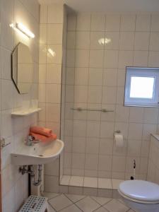 Koupelna v ubytování Ferienwohnung S49 "Ferienglück"