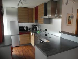 Kuchyň nebo kuchyňský kout v ubytování Apartment Yvonne
