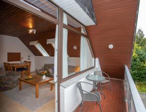Posezení v ubytování Ferienwohnung Walther
