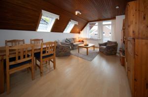 Posezení v ubytování Ferienwohnung Walther