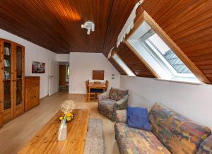 Posezení v ubytování Ferienwohnung Walther