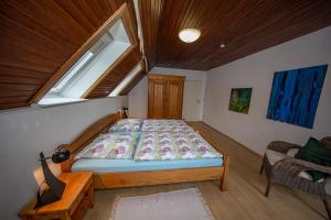 Postel nebo postele na pokoji v ubytování Ferienwohnung Walther