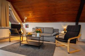 Posezení v ubytování Ferienwohnung Walther