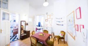 Χώρος καθιστικού στο Sipi Apartman