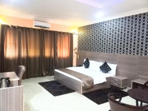 Fawzy Hotel的休息区