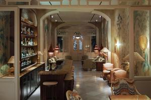 Χώρος καθιστικού στο Albergo Hotel