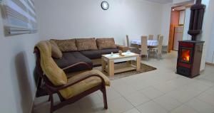 Ruang duduk di Apartman Mis Divcibare