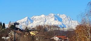 Nespecifikovaný výhled na hory nebo výhled na hory při pohledu z bed and breakfast