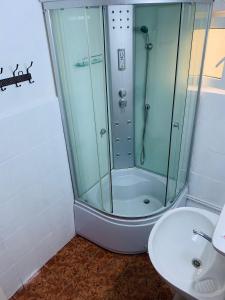 Salle de bains dans l'établissement Danube Apartment