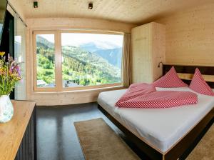 Katil atau katil-katil dalam bilik di Refugio Laudegg
