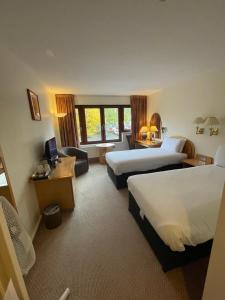 Postel nebo postele na pokoji v ubytování Copthorne Hotel Manchester Salford Quays