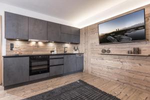Kuchyň nebo kuchyňský kout v ubytování Apartment Katharina