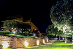 A garden outside Resort Orizzonti
