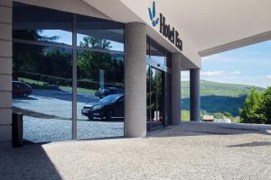 Widok na góry z tego hotelu