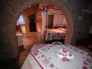 Agriturismo La Poderina客房内的一张或多张床位