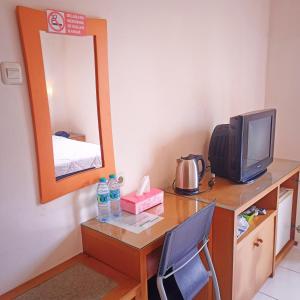 TV a/nebo společenská místnost v ubytování Hotel Flamboyan + 16 fotografií