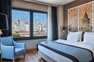 Postel nebo postele na pokoji v ubytování The Halich Hotel Istanbul Karakoy - Special Category