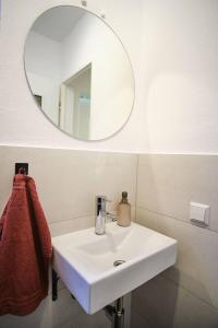 Ein Badezimmer in der Unterkunft Ferienwohnung Eschenberg