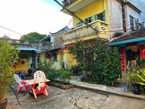 Aed väljaspool majutusasutust Yellow House Hostel Huizhou West Lake