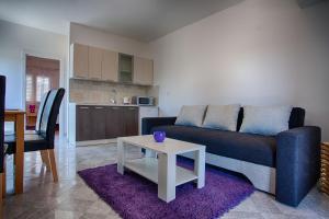 Kuchyň nebo kuchyňský kout v ubytování Apartments Dalia