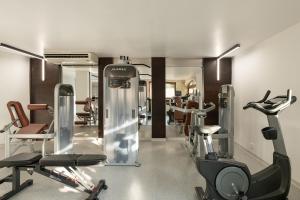 Posilňovňa alebo fitness centrum v ubytovaní Caldera Creta Paradise
