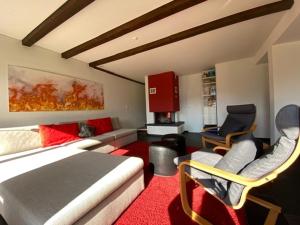 Posezení v ubytování Ferienhaus Relax