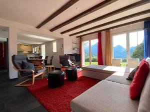 Posezení v ubytování Ferienhaus Relax