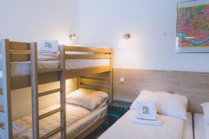 Postel nebo postele na pokoji v ubytování Owca z widokiem