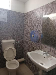 Koupelna v ubytování SO Hotel