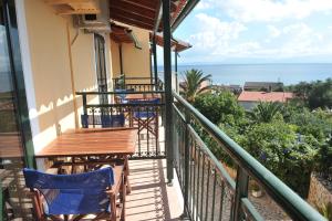 Balkón nebo terasa v ubytování Corfu Hotel Apartments