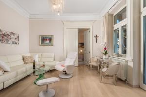 Кът за сядане в Villa Sokol Apartments Opatija center