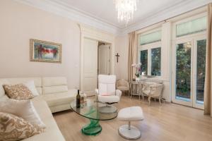 Кът за сядане в Villa Sokol Apartments Opatija center