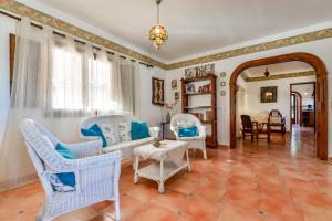 Posezení v ubytování Villas Guzman - Petra