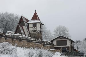 Alpine Castle Hotel v zimě