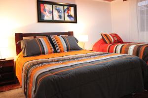 Un ou plusieurs lits dans un hébergement de l'établissement Economy Hostel Tierra Noble